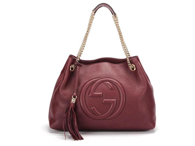 Gucci soho hot sale red bag