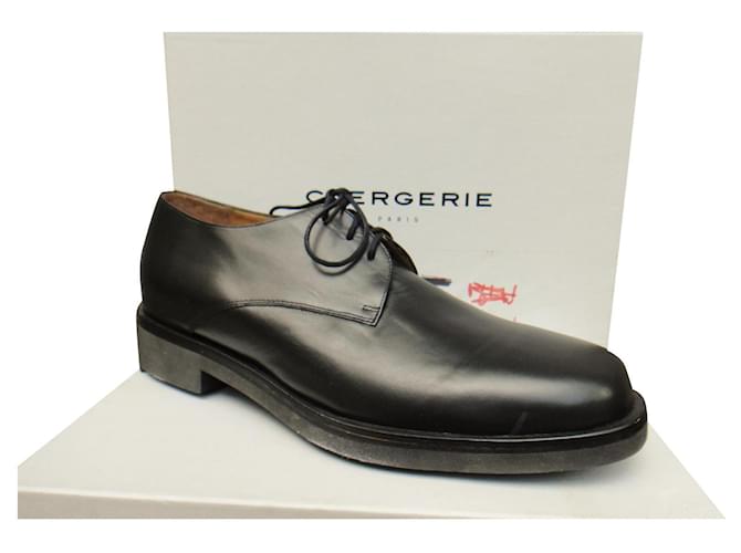derbies Robert Clergerie p 42,5 Black Leather  ref.354701