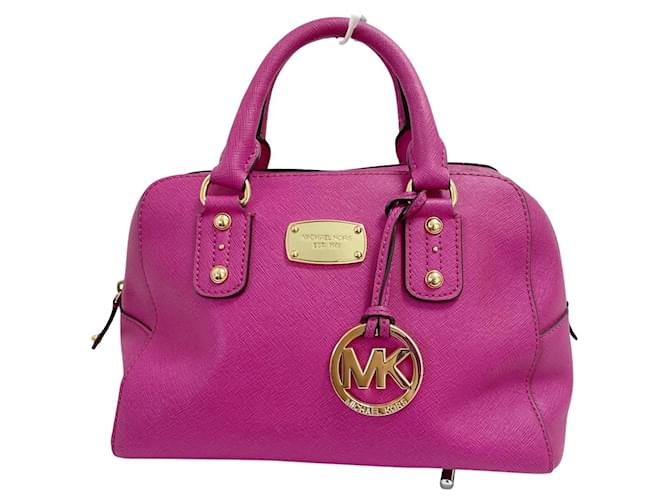 Michael Kors Handbag Purple Leather Joli Closet