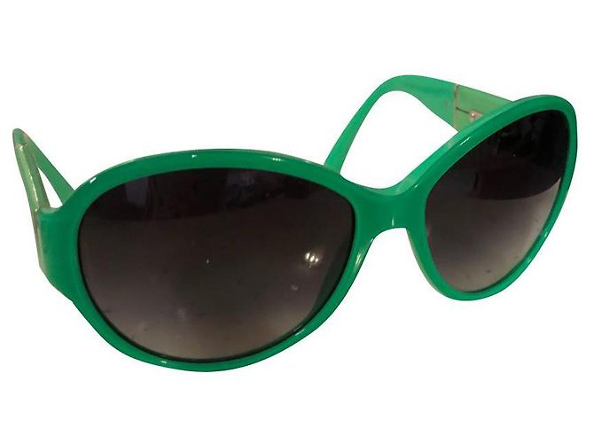 Chanel Oculos escuros Verde