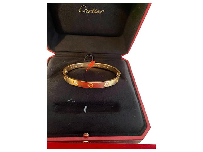 Love Cartier Armbänder Gelbes Gold  ref.354958