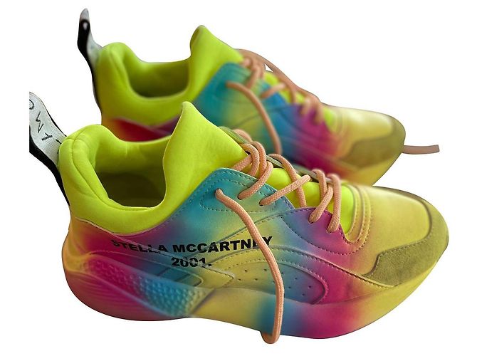 Stella Mc Cartney Stella McCartney Sneaker aus Leder Mehrfarben