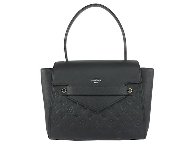 Louis Vuitton Black Monogram Empreinte Leather Noir Trocadero Tote bag  ref.355500