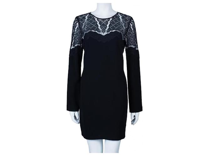 Diane Von Furstenberg DvF Dahlia lace dress in black  ref.355565