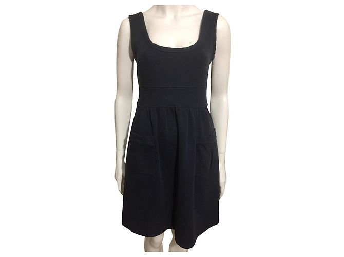 Diane Von Furstenberg Vestido azul marino Cezanne de DvF