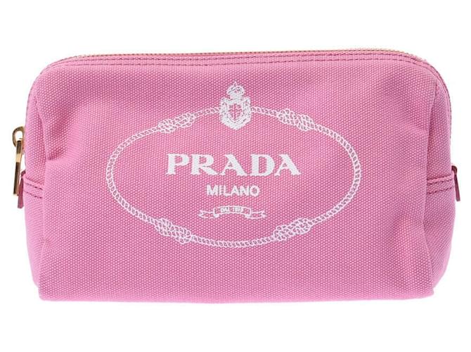 Prada Clutch Bag Pink Cloth  ref.355817