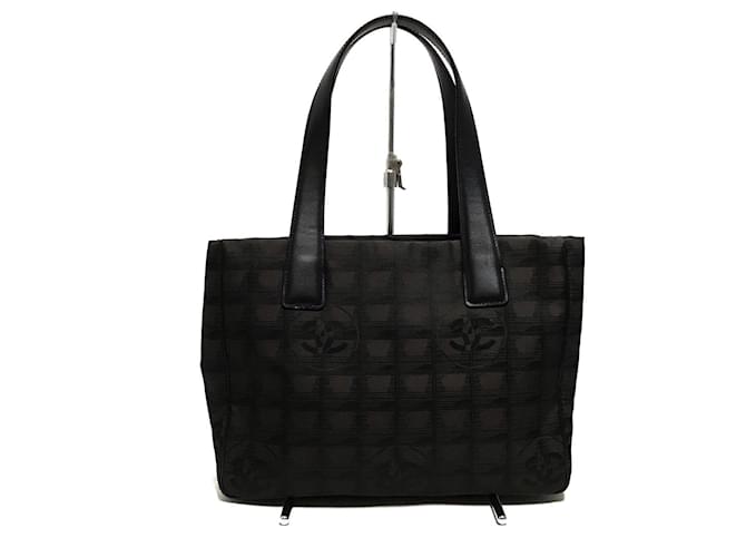 Chanel Travel line Preto Sintético  ref.355877