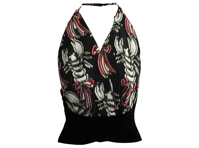 Tsumori Chisato Hummer Samttop Schwarz