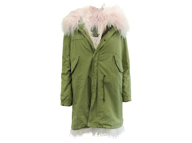 Mr & Mrs italy Lamb Fur Jacket  Green  ref.356130