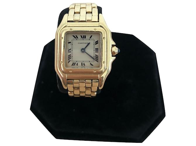 cartier gold watch used