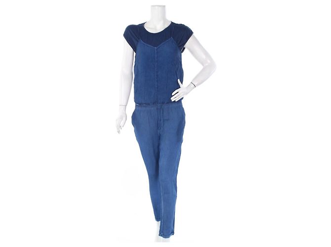 Hugo Boss Silk Jumpsuit Blue
