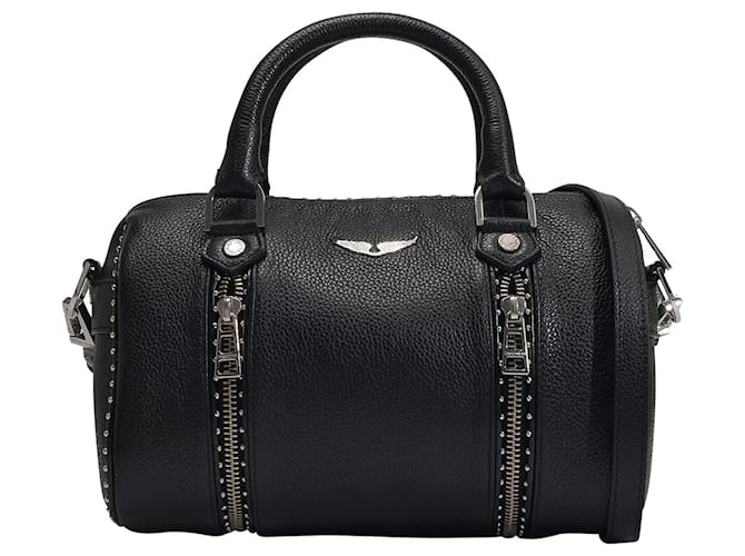 Xs Sunny Tote Bag - Zadig & Voltaire -  Black - Leather Pony-style calfskin  ref.357127