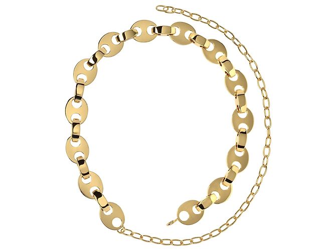 Paco Rabanne Achter Gürtel aus Goldmessing