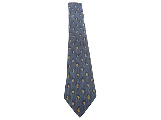 Hermès corbata de hermes Multicolor Seda  ref.357346
