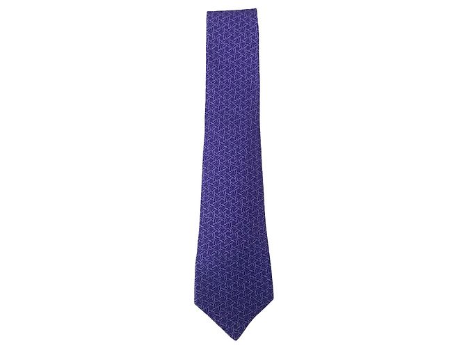 Hermès Cravate Hermes Violet