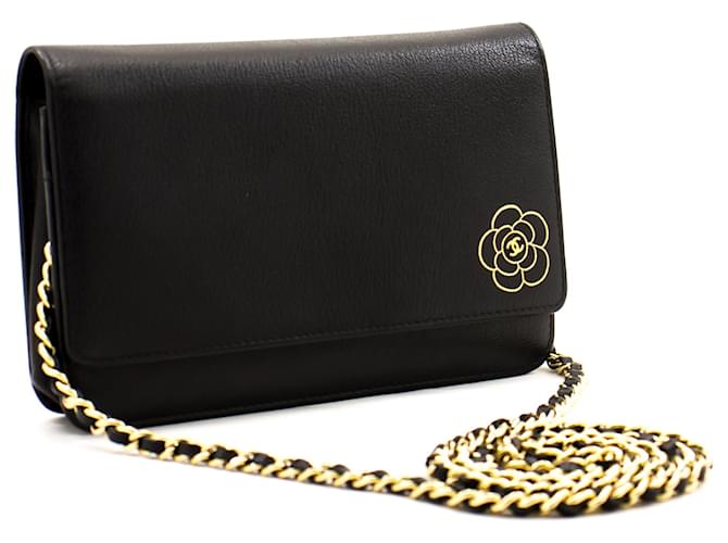 Chanel Wallet on Chain Black Leather  ref.358406