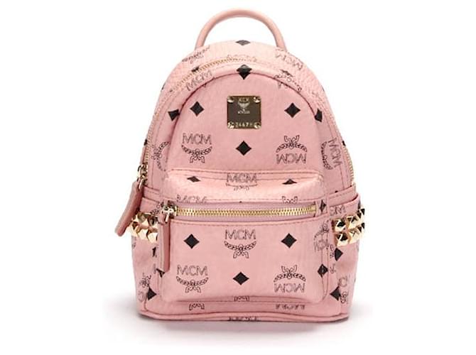 MCM Backpack Pink Cloth ref.358533 - Joli Closet