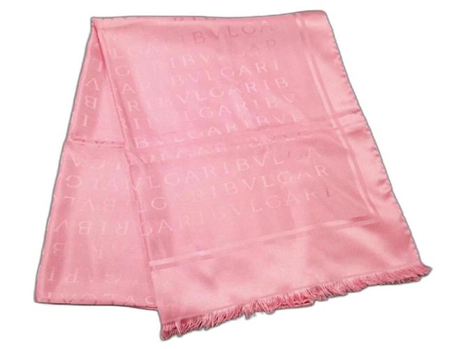 Bulgari BVLGARI Scarf Pink Silk ref.358548 - Joli Closet