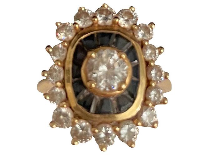 Autre Marque Anello Larcebeau Bordeaux Gold hardware