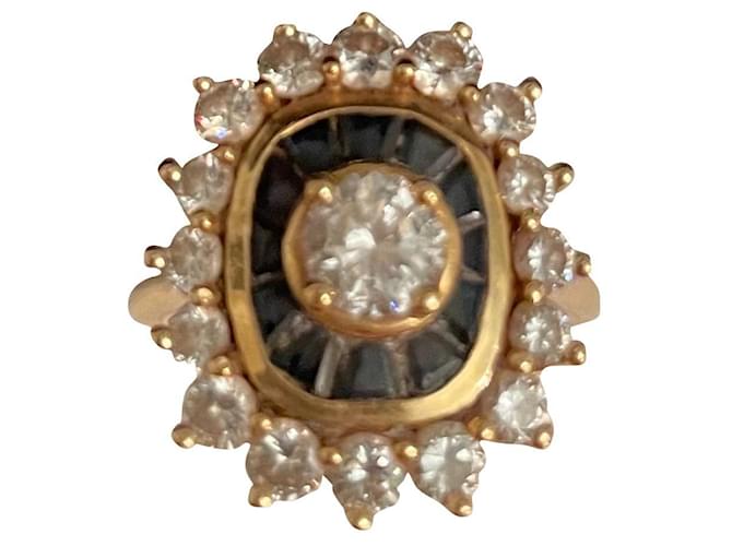 Autre Marque Larcebeau Bordeaux-Ring Gold hardware Gold  ref.358565