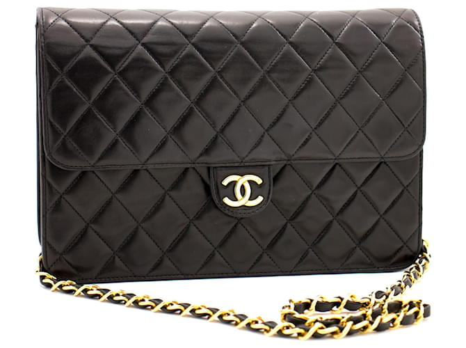 Chanel Classic Flap Black Leather  ref.359161