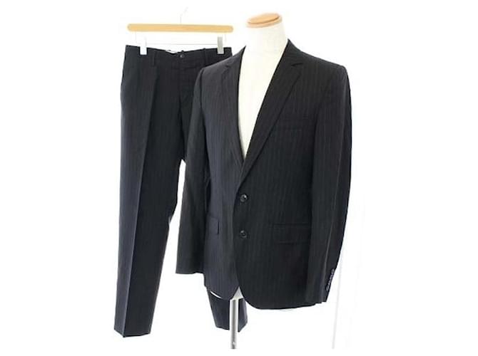 [Usado] Dolce & Gabbana Dolce & Gabbana Disposición del traje a medida 46 XL Negro Lana  ref.359189