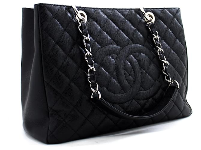 CHANEL, Bags, Authentic Chanel White Caviar Leather Medallion Tote With  Matching Wallet