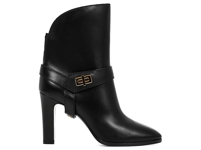 Givenchy Eden boots  Eden ankle boots Black Leather  ref.359286