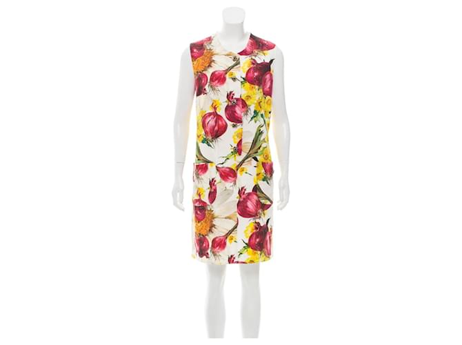 Dolce & Gabbana Sommerkleid, nagelneu mit Tags Mehrfarben Seide  ref.359300