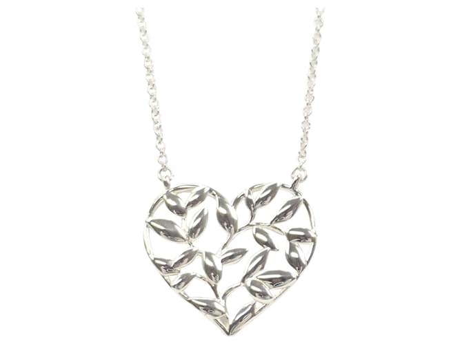 olive leaf heart pendant tiffany