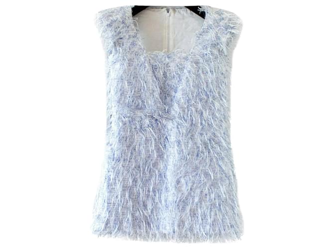 Chanel 4,8K$ 'Waterfall' Fluffy Dress Multiple colors Cotton  ref.359502