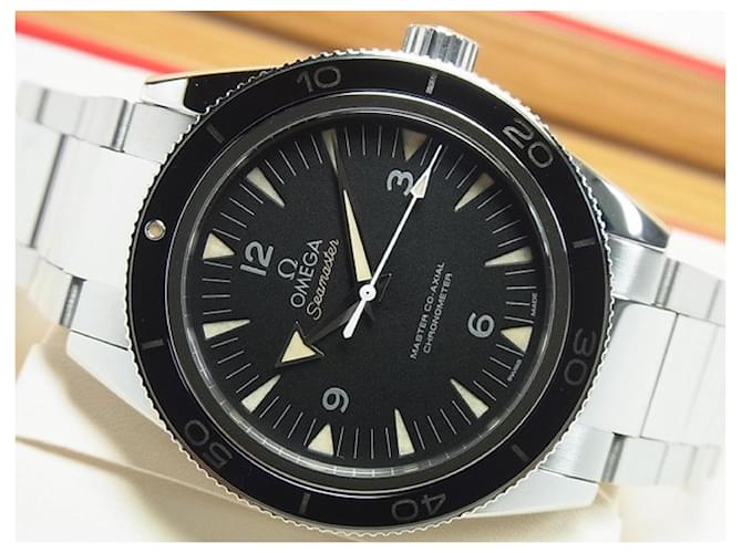 OMEGA SEA MASTER300 Master Co-Axial 41 MM Herren Schwarz Stahl  ref.359650