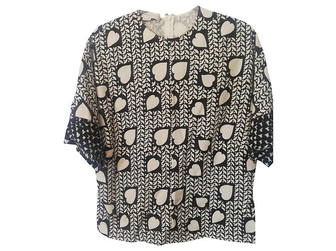 Stella Mc Cartney Blusa de seda Stella McCartney Multicor
