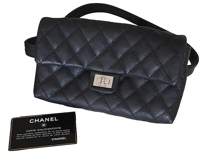 Chanel Clutch bags Black Leather  ref.359758