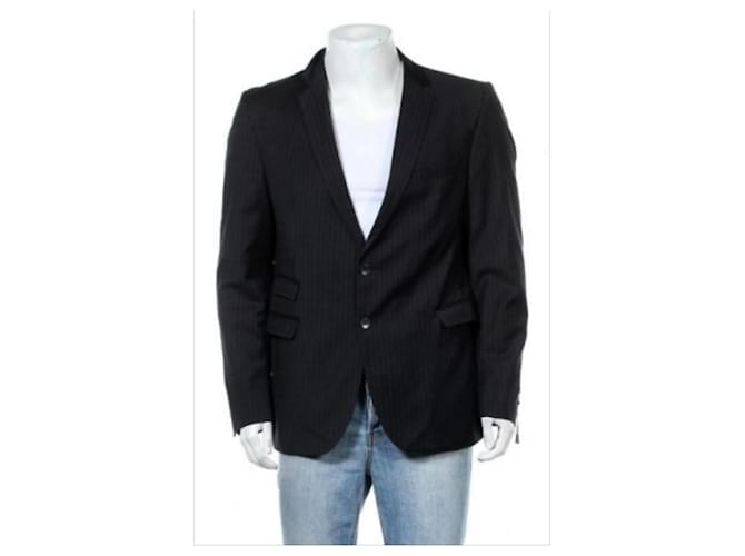 Autre Marque Blazer de lã preta Strellson Jesse James NWT Preto  ref.359851