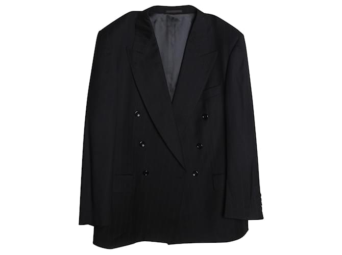 Hugo Boss Two-Pieces Wool Suits Black  ref.360023