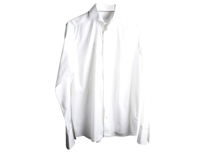 Minnetonka Camisa xadrez branca Branco Algodão  ref.360051