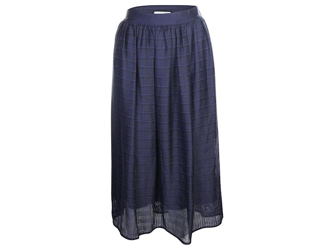 Zimmermann Navy Blue Skirt Cotton  ref.360080