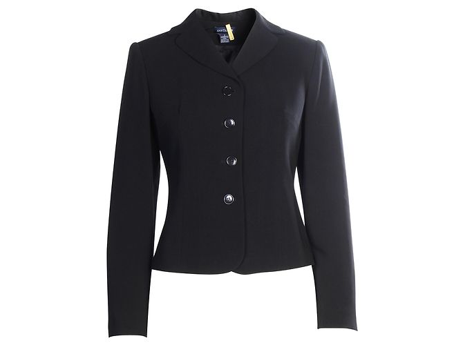 Ann Taylor 4 Knöpfe Anzüge Jacke Schwarz