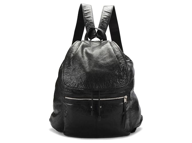 Balenciaga Lambskin Traveller S Backpack Black Leather  ref.360157
