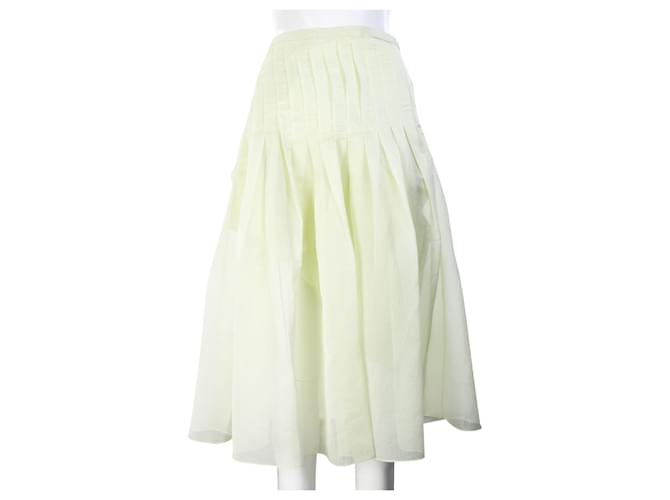 Tibi Pastel Yellow Skirt Acetate Cellulose fibre  ref.360626