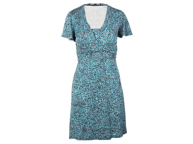Nanette Lepore Vestido estampado azul