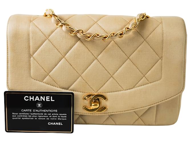 chanel beige diana