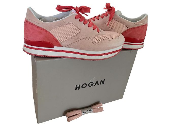 Hogan Sneaker Rosa Wildleder 39 Pink