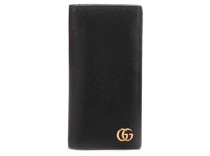 gg marmont leather long id wallet