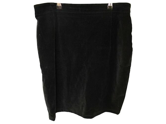 Velvet Skirt, VERSUS by GIANNI VERSACE Black  ref.361809