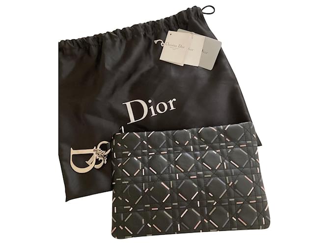 Dior Clutch bags Black  ref.362293