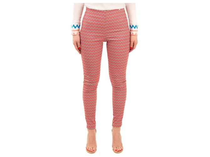 Autre Marque Pants, leggings Red Polyester  ref.362329