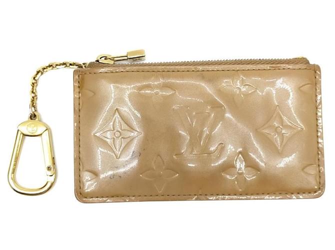 Louis Vuitton Metallic Monogram Vernis Pochette Gold Hardware, 2021 (Very Good), Brown Womens Handbag