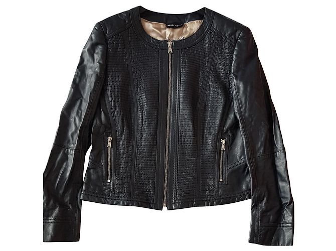 Gerry Weber Lederjacke Dunkelblau